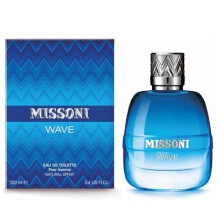 Missoni Wave for Men EDT 100ml - Citrusy, Woody, Spicy Fragrance with Ginger, Jasmine & Patchouli