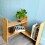 Uitbreidbare bamboe bureau organizer, verstelbare desktop planken, plank Rack 6
