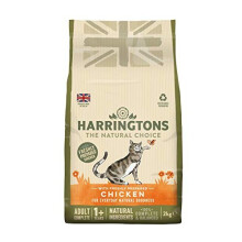 Harringtons Complete Adult Chicken Dry Cat food 2kg, Pack of 4
