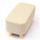 Living And Home Beige Small Rectangular Linen Footstool 5