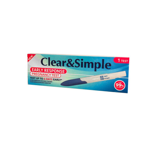 Clean and Simple Early Response Pregnancy Test 1 Test Ultra Sensitive