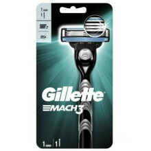 3x Gillette Genuine Mach 3 Razor handle 1 Pre-loaded Blade unboxed
