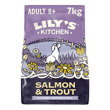Lily's Kitchen Torr hundmat med lax och öring för äldre hundar (7 kg)