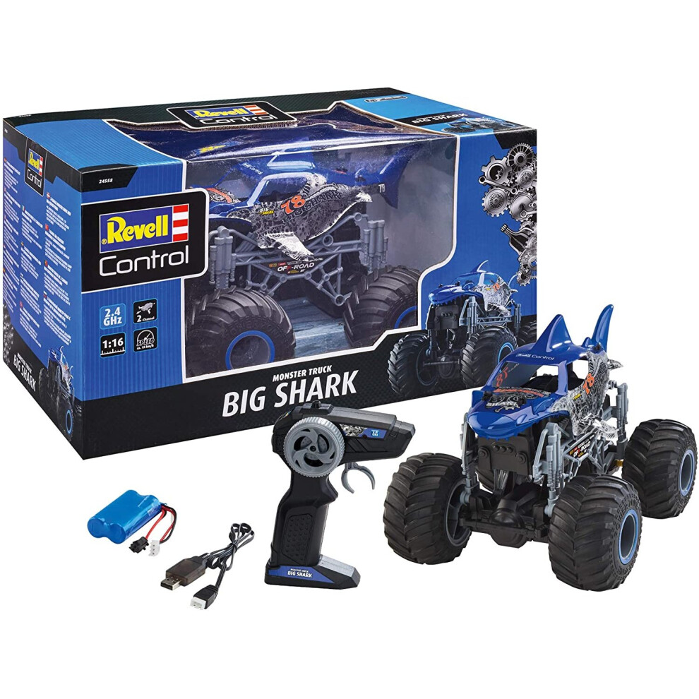 New Revell Big Shark Rc Monster Truck 24558