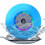 (BLUE) Wireless Bluetooth Speaker Waterproof Led Shower Speaker FM Radio TF Card 1