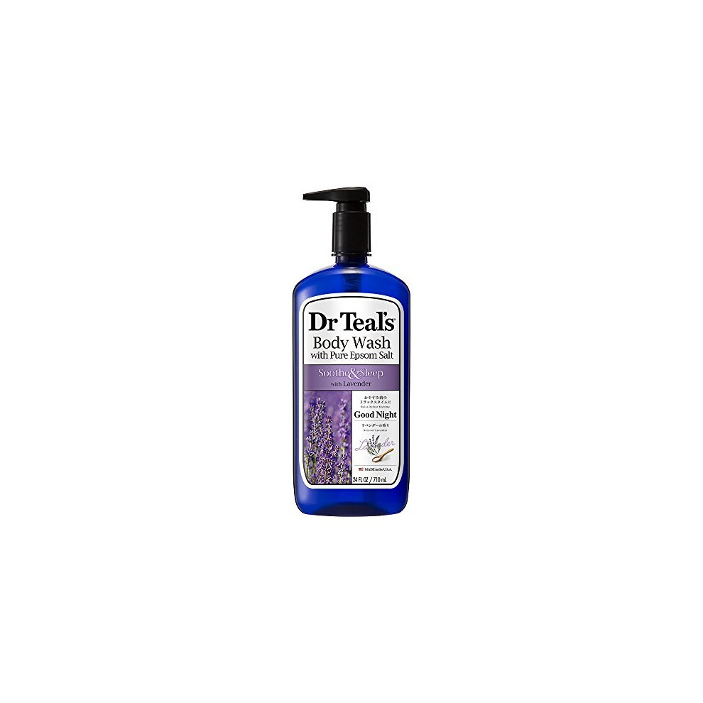 Dr Teal's Lavender Pure Epsom Salt Body Wash Soothe & Sleep With 710 Ml