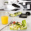 Fullstar Vegetable Chopper - Black Slicer Dicer Cutter - 4 Blades 2