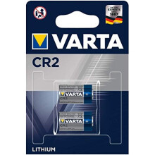 VARTA Lithium-Zylinderbatterie CR2, 2er-Pack