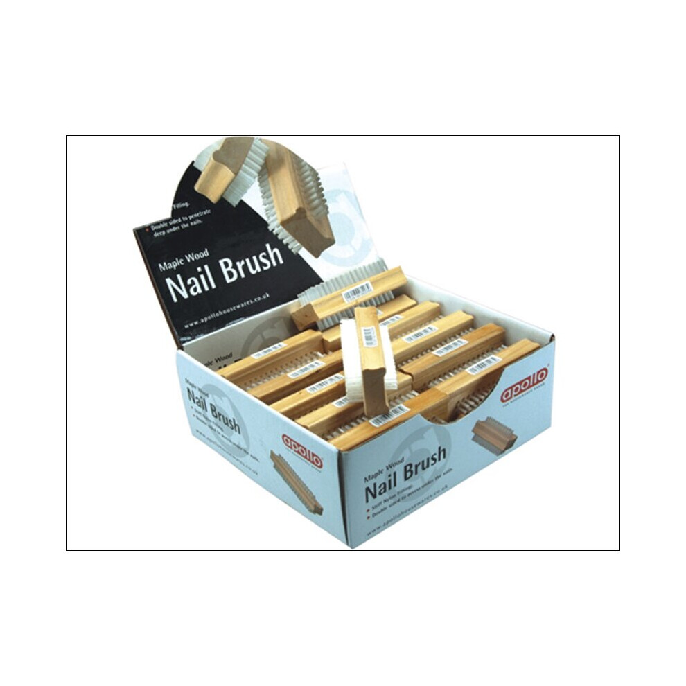 Apollo Housewares Wooden Nail Brush 6208
