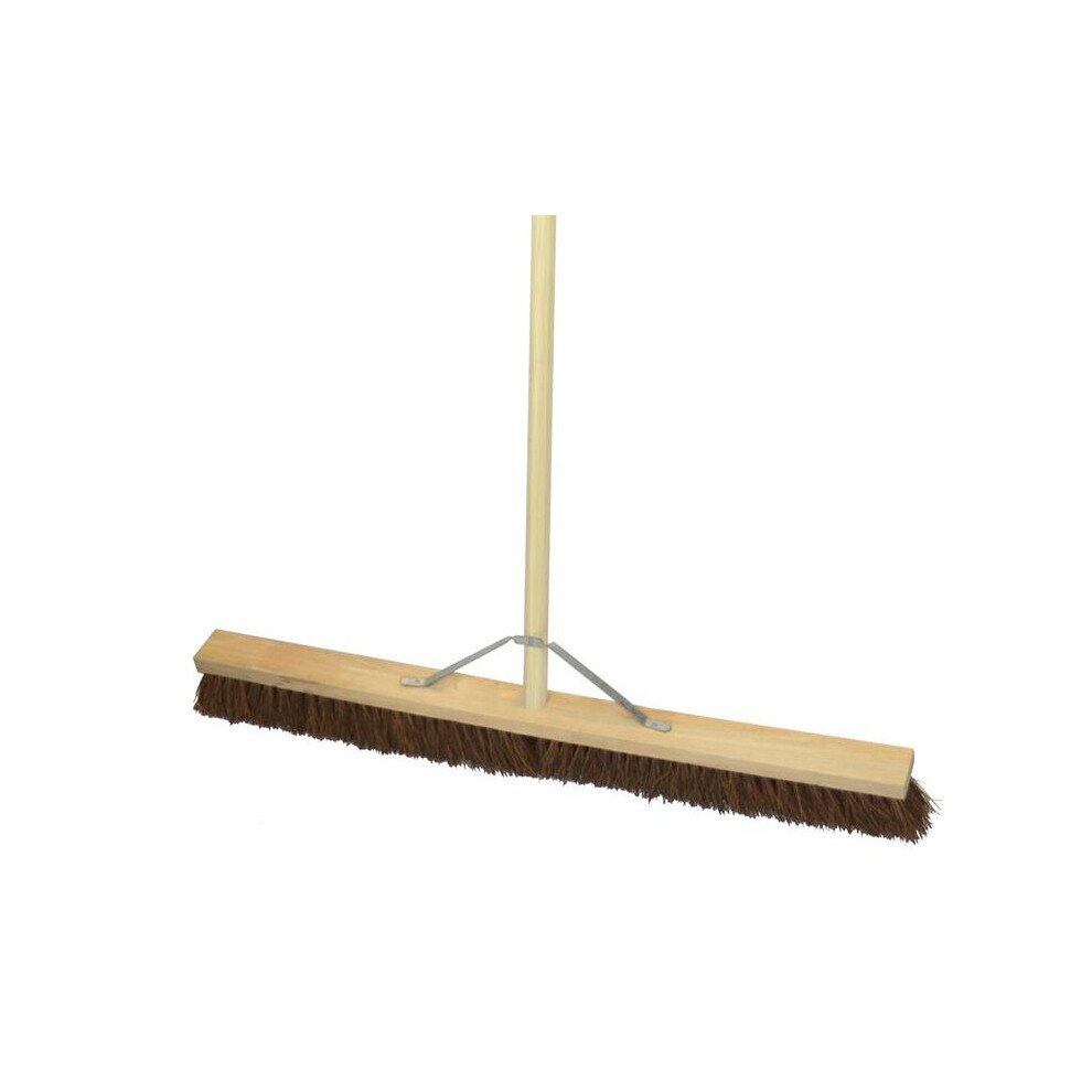 Faithfull Stiff Bassine Broom 900Mm (36In) + Handle & Stay