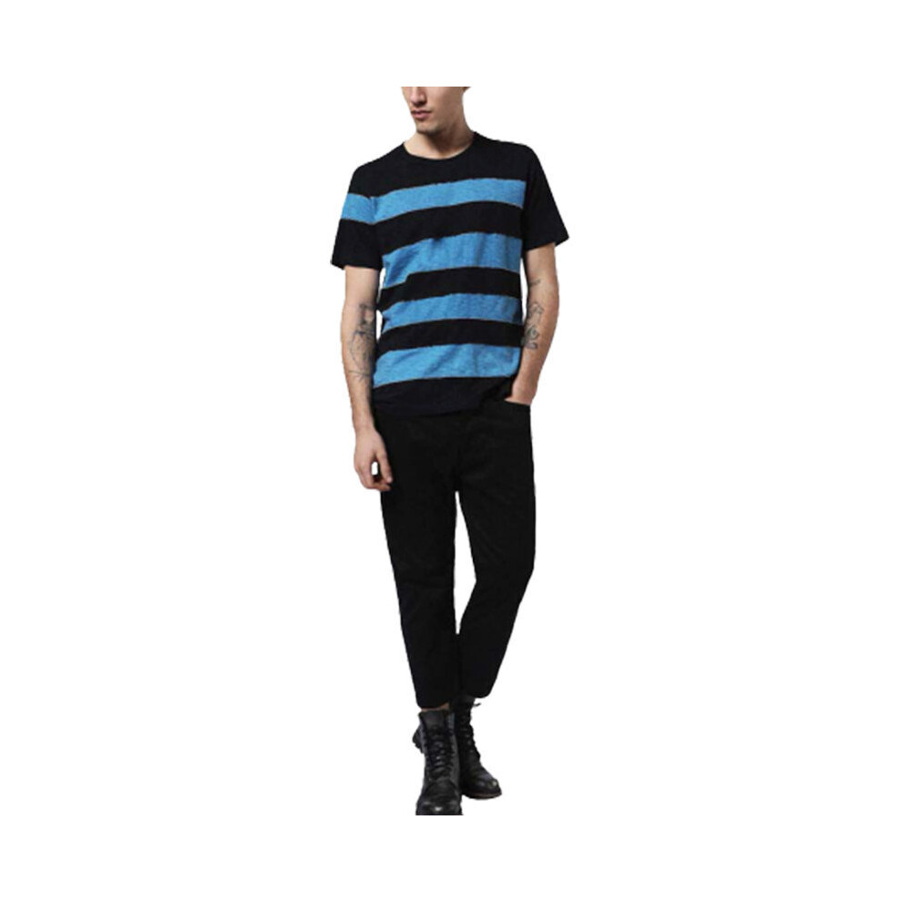 (XS) DIESEL T EWELL Mens T Shirt Regular Fit Crew Neck Short Sleeve Casual Summer Tee