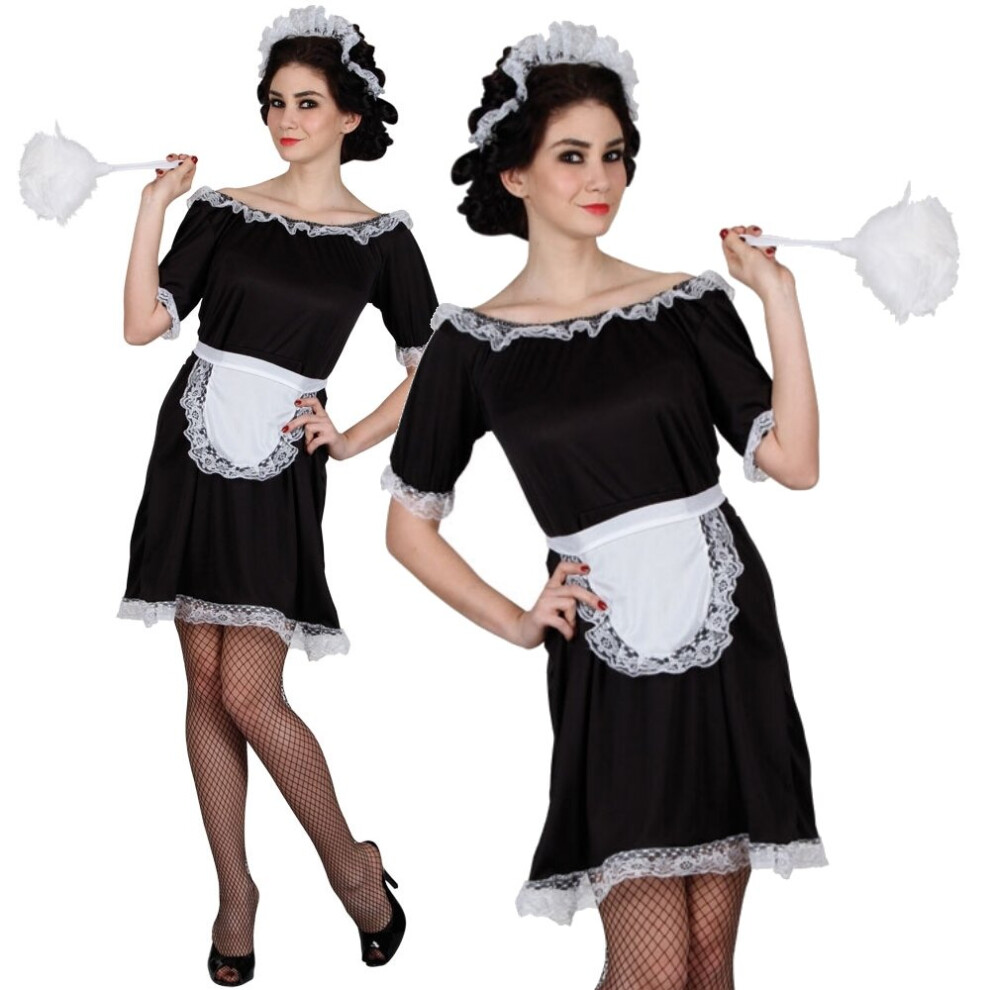 Wicked Costumes (M) French Maid Costume Black