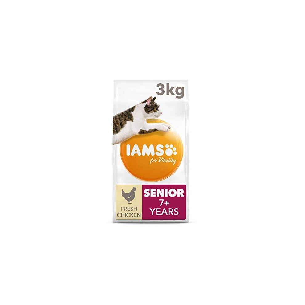 Iams Advanced Nutrition Senior Cat 7+ With Chicken - 3Kg - Image 5
