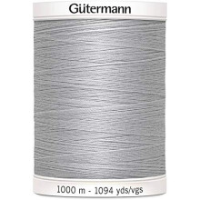 Gutermann Nhgarn aus Polyester, 1000 m, Nebelgrau (0038)