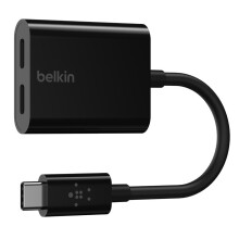 USB-C-sovitin - BELKIN - Audi - Kaksinkertainen latausportti - Yhteensopiva puhelimen/tabletin/tietokoneen kanssa
