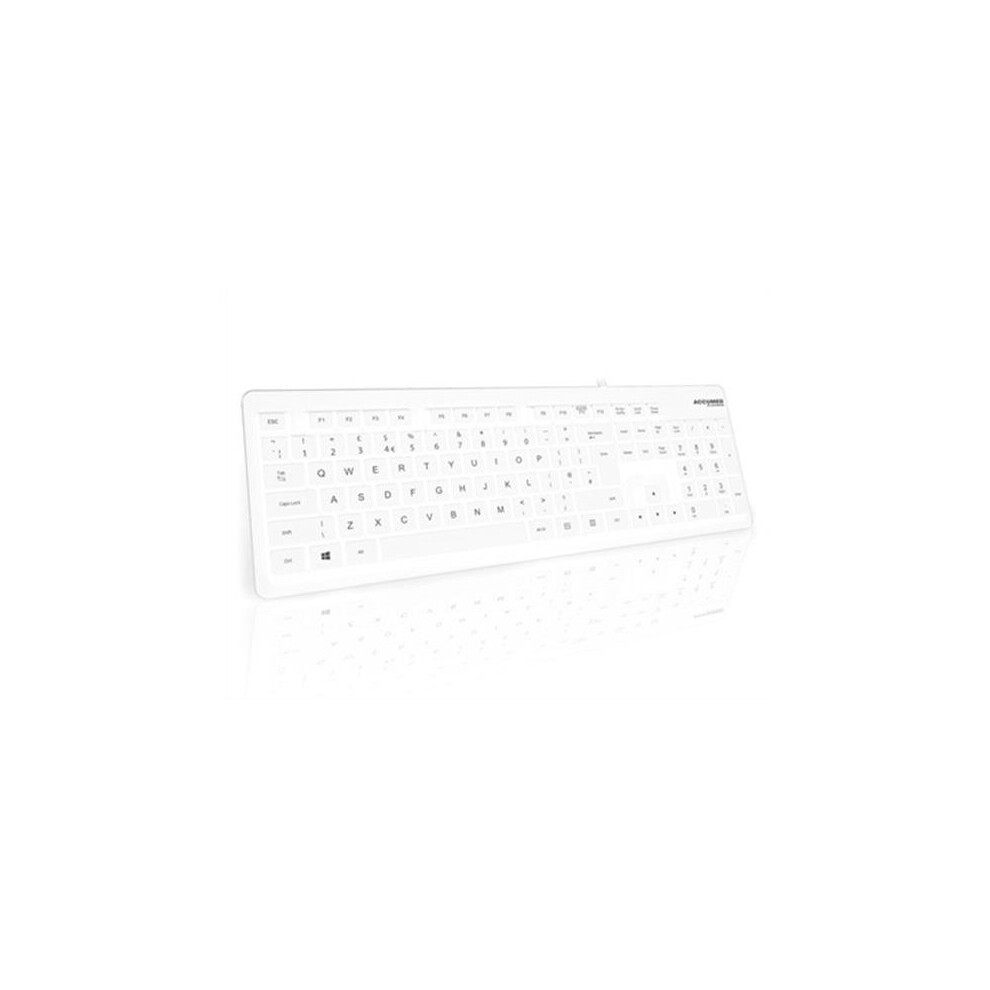 Accuratus Accumed Value Keyboard Usb Qwerty Uk International White 5060756090378