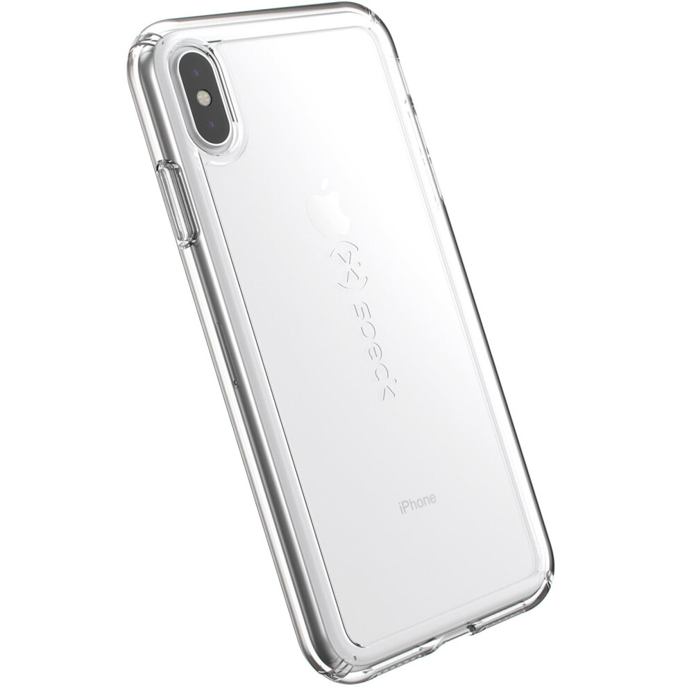 Speck Gemshell Protective Case Dual-Layer Cover For iPhone XS Max Slim - Clear