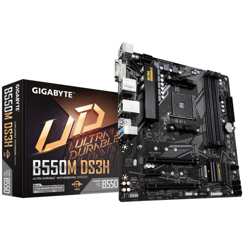 Gigabyte Gigabyte B550M DS3H Socket AM4 micro ATX AMD B550