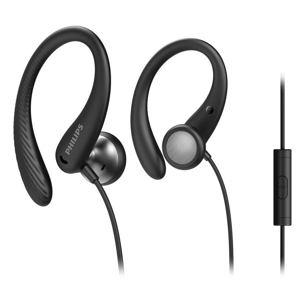 Philips TAA1105BK/00 headphones/headset Ear-hook, In-ear Black