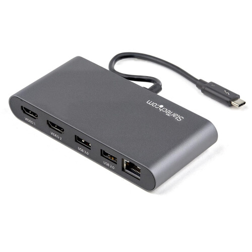 StarTech.com Dock USB - Startech - TB3DKM2HDL - HDMI 4K 60Hz - 2x USB-A - Thunderbolt 3 2