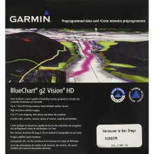 Garmin BlueChart g2 Vision Vancouver/San Diego Saltwater Map microSD Card