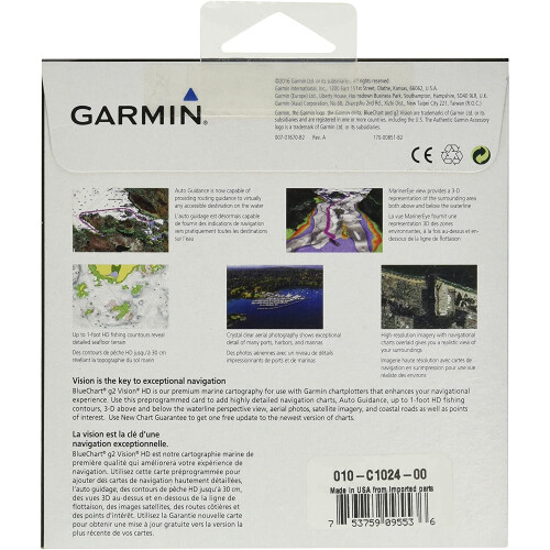 Garmin Garmin BlueChart g2 Vision Bermuda Saltwater Map microSD Card 2
