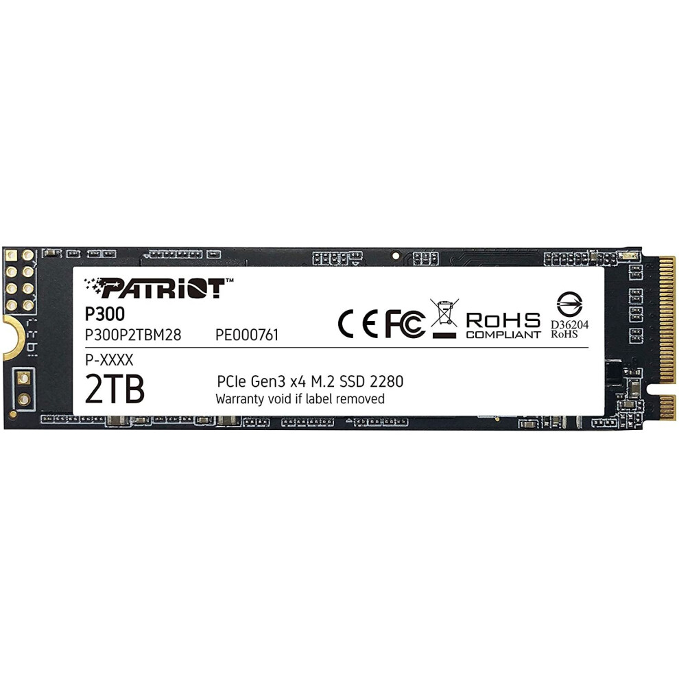 Patriot Memory P300p2tbm28 Patriot P300 2Tb M.2 Pcie 2Tb 814914027318