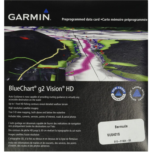 Garmin Garmin BlueChart g2 Vision Bermuda Saltwater Map microSD Card 1