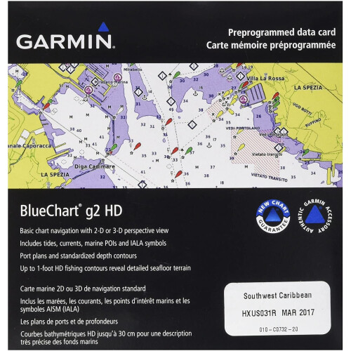 BlueChart g2 Southwest Caribbean - microSD/SD card 1
