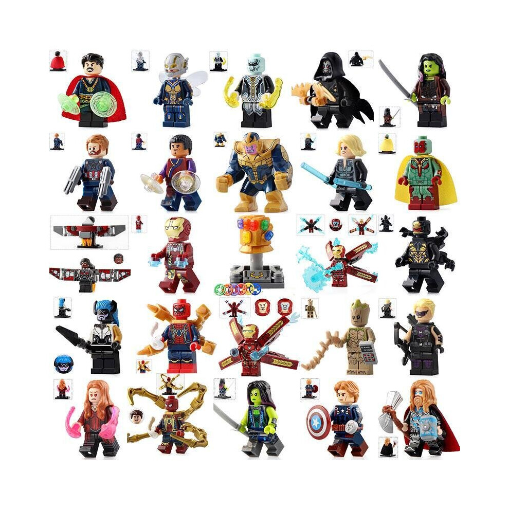 superheroe playmobil Building block doll, Iron Man Figurines