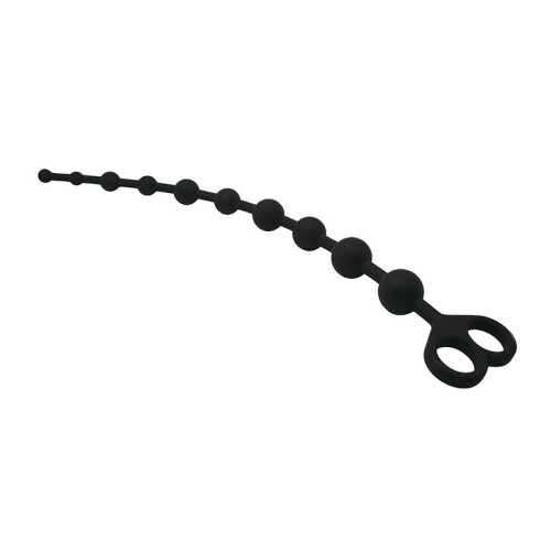 The Silicone Anal Beads with Two Hole Pull Ring 2