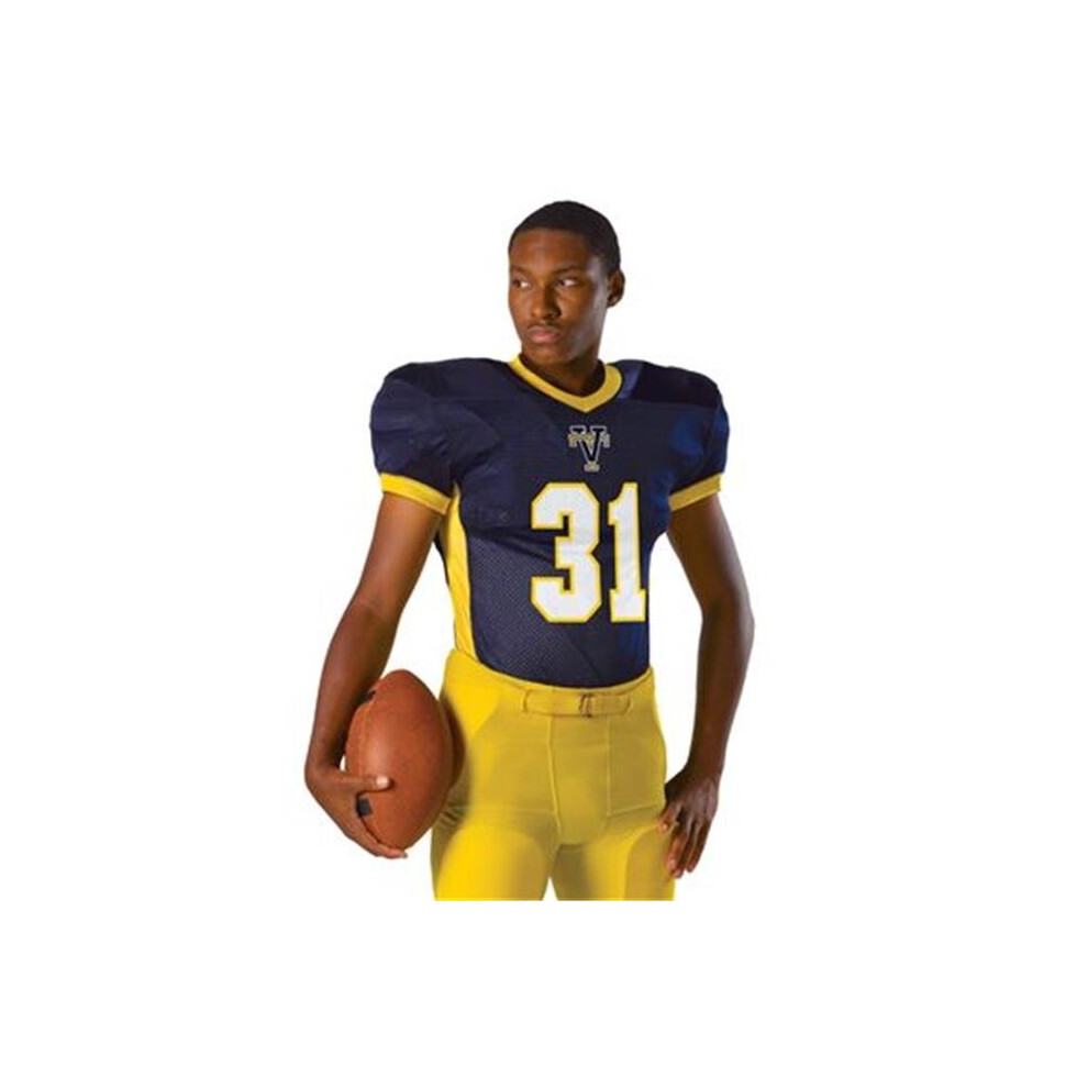Photos - Football Kit Alleson Athletic B43985255 Football Jersey, Columbia Blue & White - Large