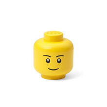 Cabeza de Almacenamiento LEGO (MINI) - NIÑO - Caja de Almacenamiento de Polipropileno con Tapa