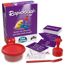 Drumond Park Rapidough Mini Board Game, The Family Travel Board Game of Modelling Play Dough Charades, Family Games For Adults And Kids Suitable From