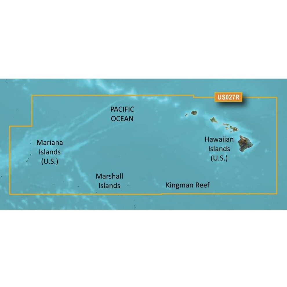 Garmin BlueChart g2 Vision - VUS027R - Hawaiian Islands - Mariana Islands - microSD/SD