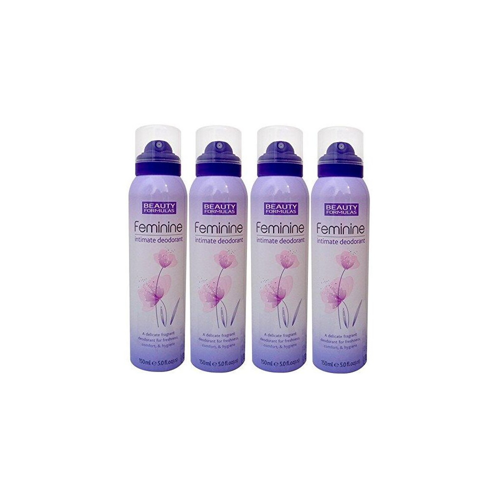 4X Beauty Formulas Feminine Intimate Deodorant 150ml