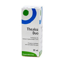 Thealoz Duo Eye Drops 10ml | Eye Drops for Tired & Dry Eyes | Hypotonic Solution for Enhanced Relief & Protection from Dry Eyes