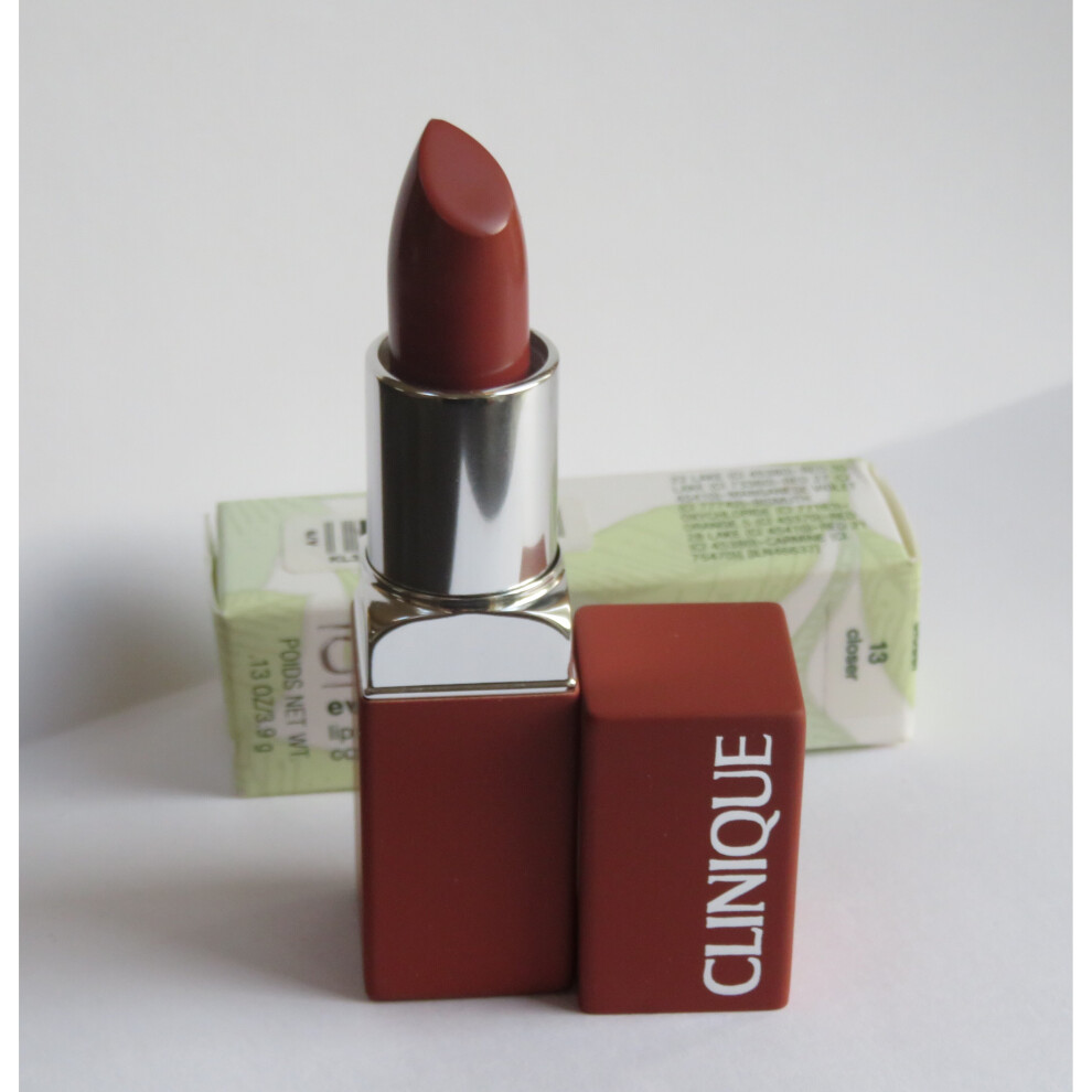 Clinique Even Better Pop lip Colour Brown Lipstick 13 Closer