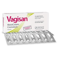 Vagisan MoistCream Cremolum, 1x16 pcs. Hormone-Free Pessaries-for Vaginal Dryness