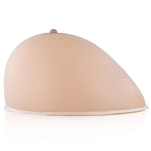 Feminique Silicone Breast Forms for Mastectomy, B Cup (600g) Suntan