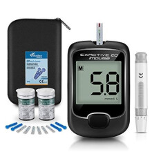 Glucomètre SEEYC, Kit de dépistage du diabète, 50 bandelettes de test de glycémie avec 1 dispositif de piqûre ...