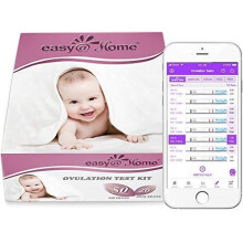 Easy@Home 50 x Ovulation Test Strips and 20 x Pregnancy Test Strips - Fertility Test Kit, Powered by Premom Ovulation Predictor iOS and Android App
