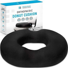 Donut Cushion for Pressure Relief: Orthopaedic Ring Seat Cushion Treatment for Haemorrhoids, Piles, Bed Sores Ulcers, Prostate, Coccyx, Tailbone, Ba