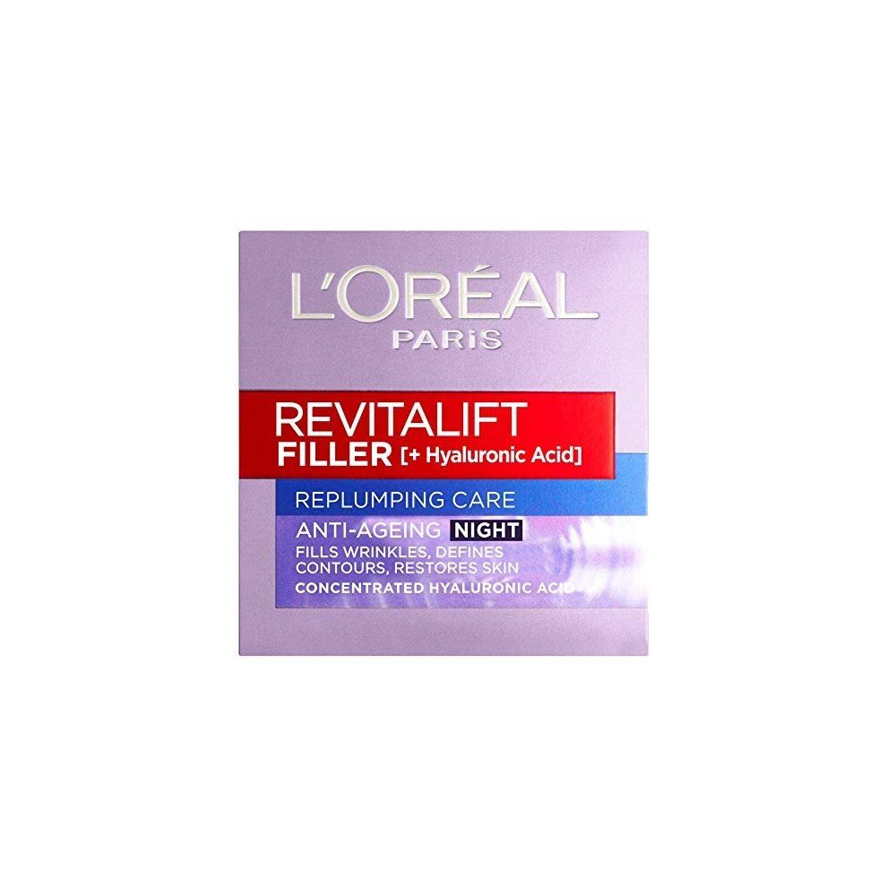 L'Oreal Revitalift Filler Hyaluronic Acid Anti-Ageing Night Cream 50 ml