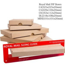 50 X C4 Boxes Royal Mail Large Letter Box Pip Shipping Postal Mailing