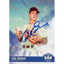 Autograph Warehouse 570464 Brooklyn Dodgers, SC Carl Erskine Autographed Baseball Card - 2018 Panini Diamond Kings No.36