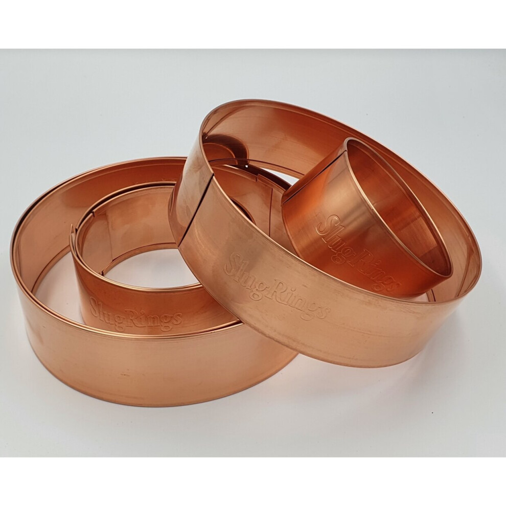 Copper Slug Rings Mixed Pack - 3 x Large and 3 x Small