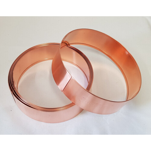 Copper Slug Rings Large x6