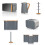Swan (Grey) Swan Nordic 7 Piece Kitchen Set with 2 Slice Toaster 1
