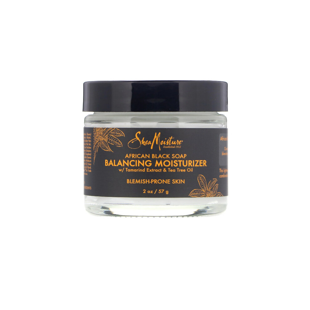 SheaMoisture, African Black Soap, Balancing Moisturizer, 57g